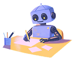 AI robot illustration